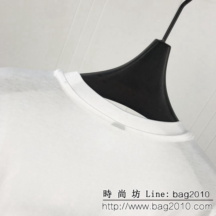 BURBERRY巴寶莉 19ss早春新款短袖 刺繡大騎士 刺繡立體字母 定制面料 高版本男女同款 ydi2226